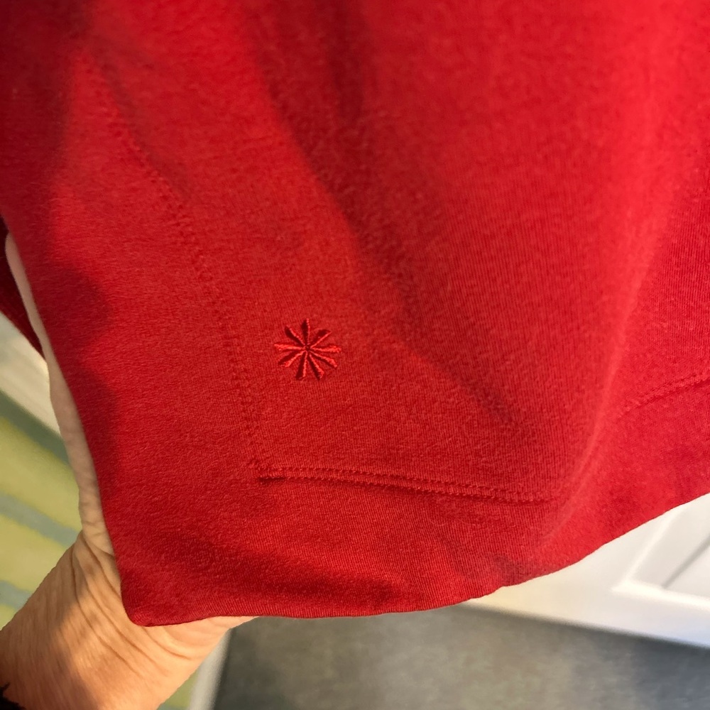Athleta Coaster Luxe Recover Sweatshirt in Clover Berry Red - Picture 10 of 12